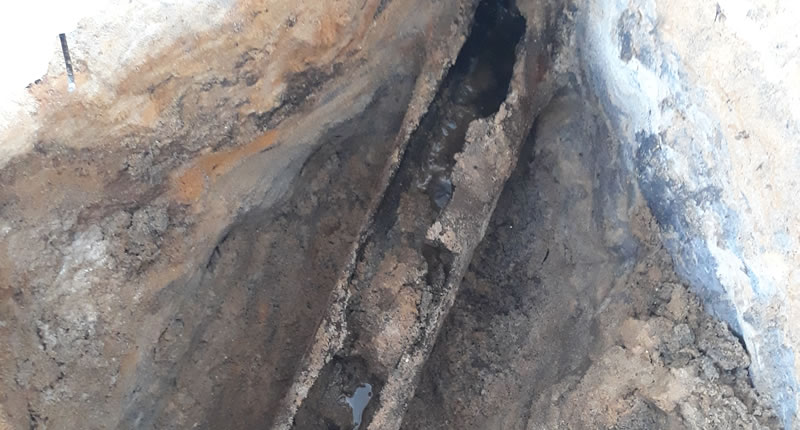 Broken Sewer Pipe Repairs